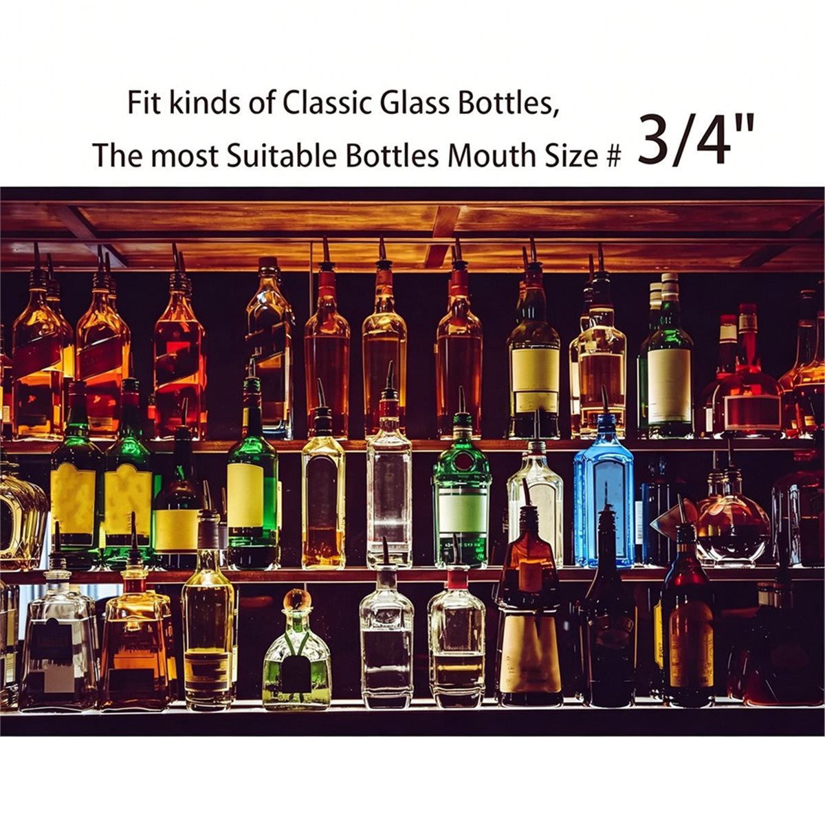 Speed Pourer Cap - 2026 New 24 Pack Stainless Steel