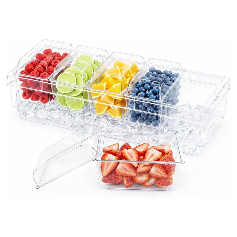 Garnish Tray Set - ABGH-For Party For Bar Supplies Tacos