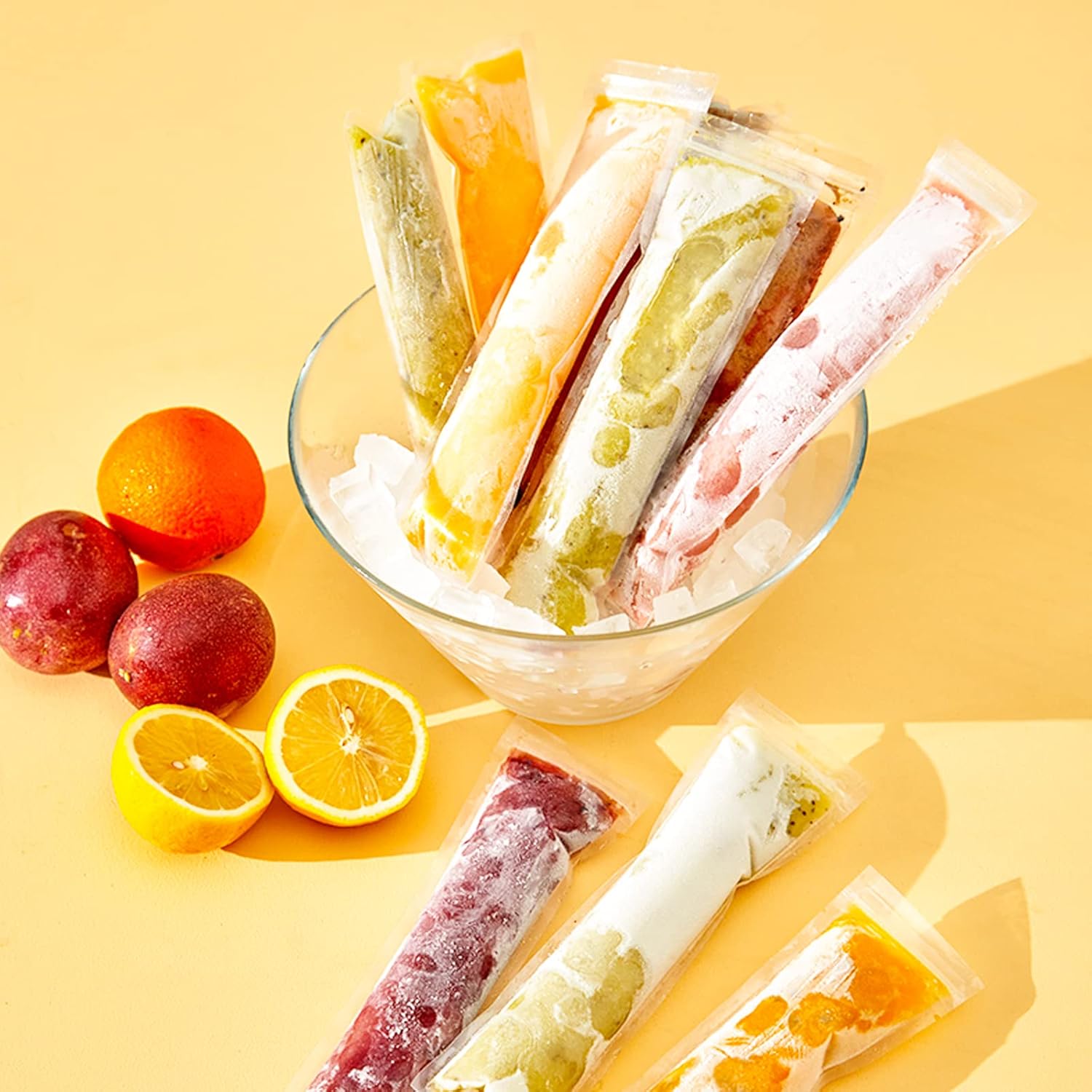 50PCS Popsicle Bags - Disposab - đánh giá và giá Ice Mold Sphere