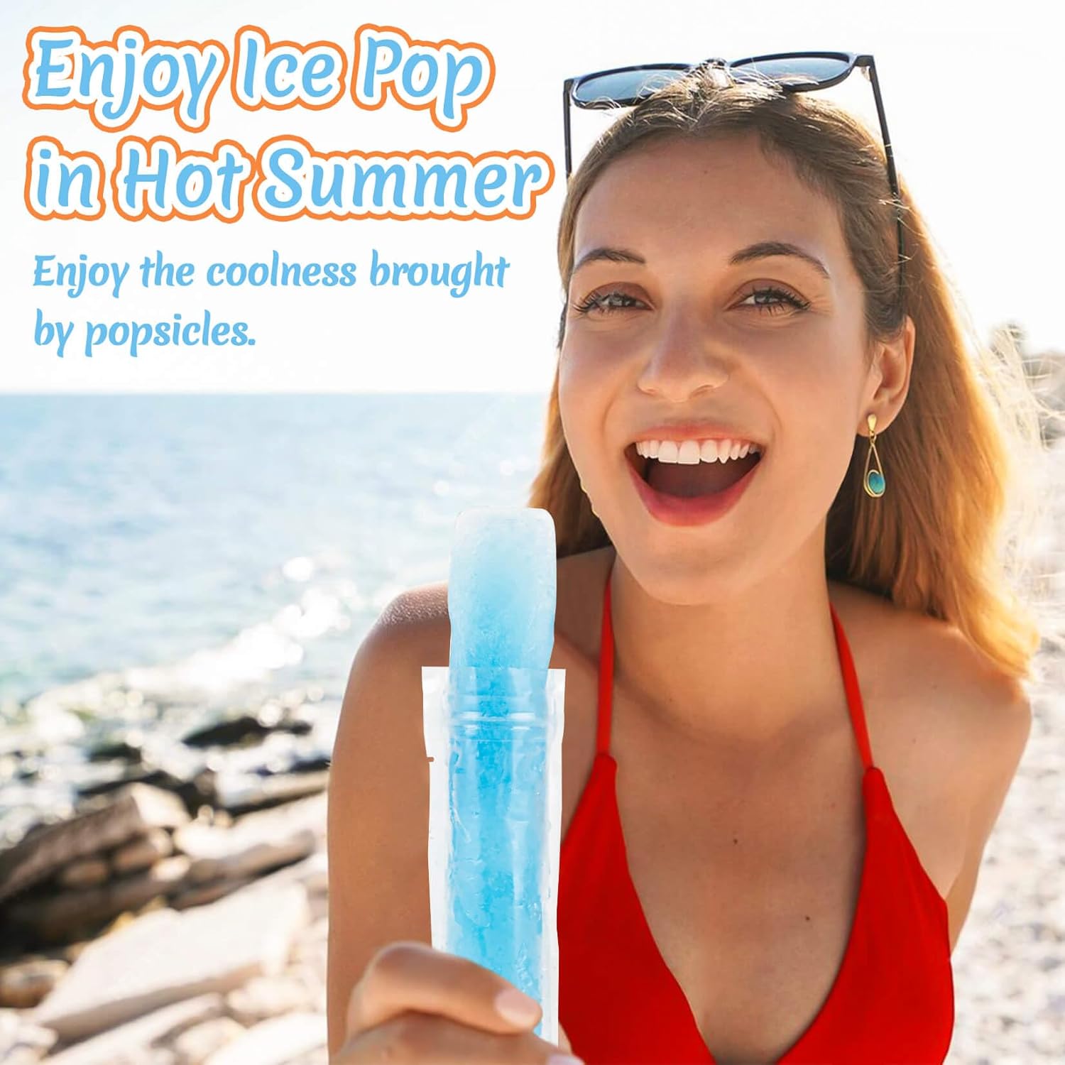 50PCS Popsicle Bags - Disposab - đánh giá và giá Ice Mold Sphere