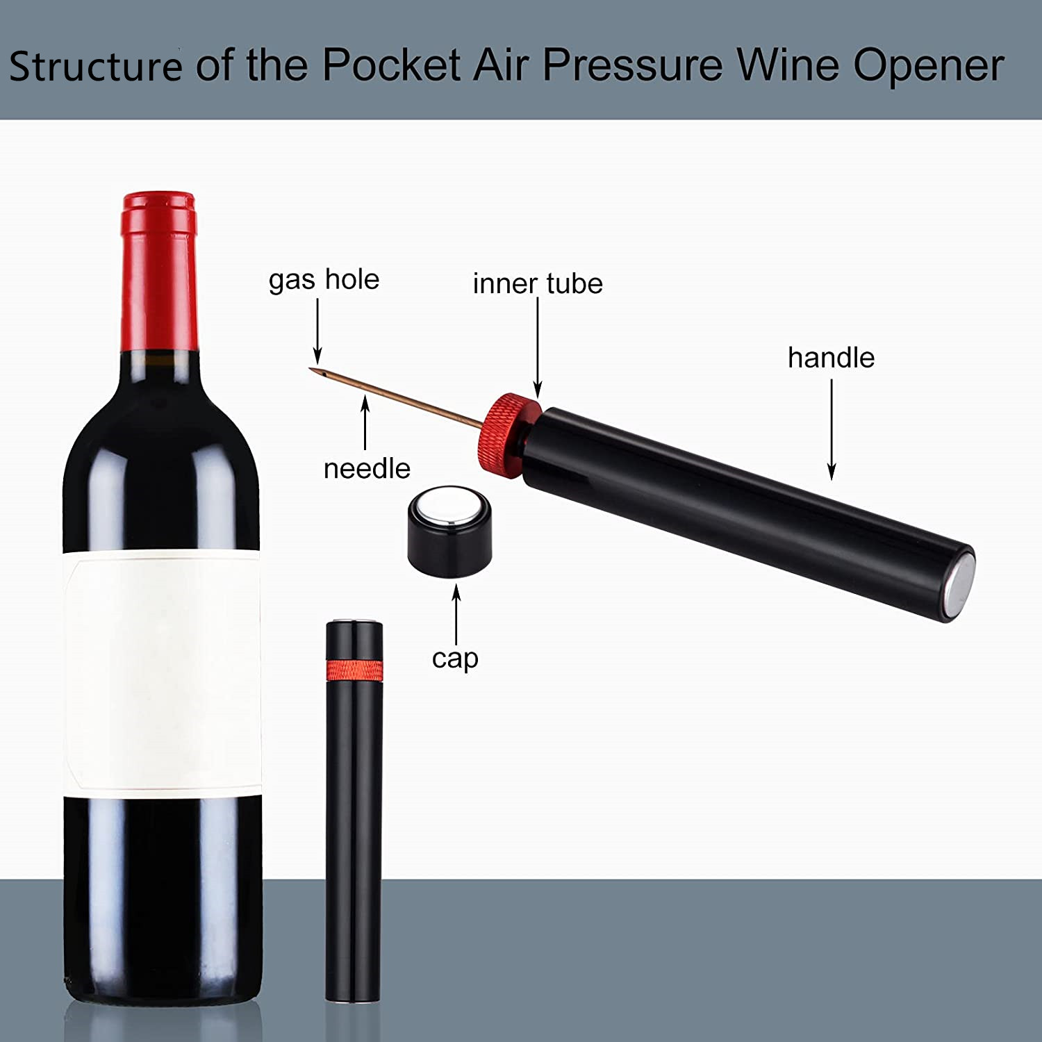 Portable Wine Bottle Opener, A - đánh giá và giá Wine Preservation Pump