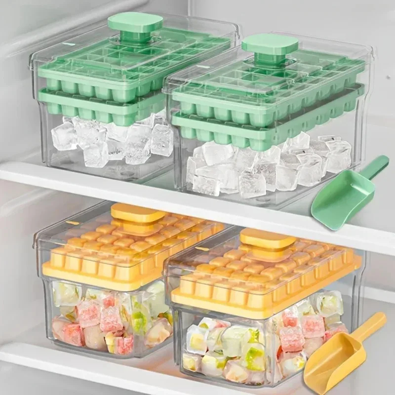 68 Grids Ice Cube Tray with Li - đánh giá và giá Ice Mold Sphere