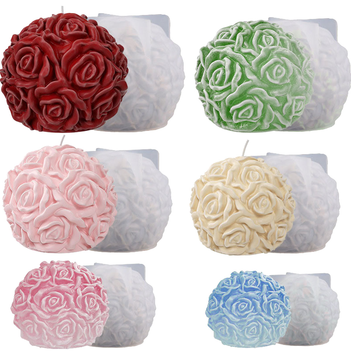 Multi Size Flower Series Candl - đánh giá và giá Ice Mold Sphere