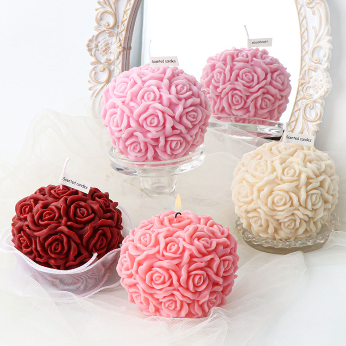 Multi Size Flower Series Candl - đánh giá và giá Ice Mold Sphere
