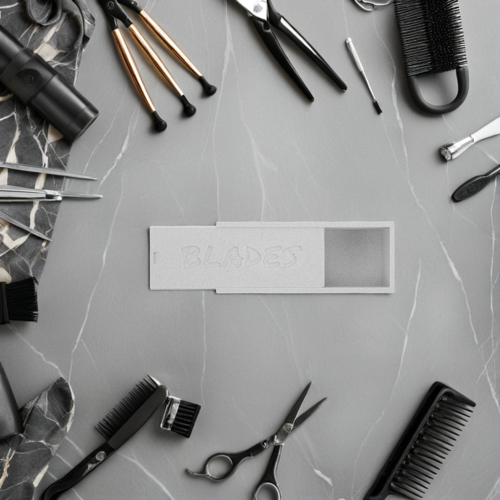 White Double Compartment Clipp - đánh giá và giá Home Barber