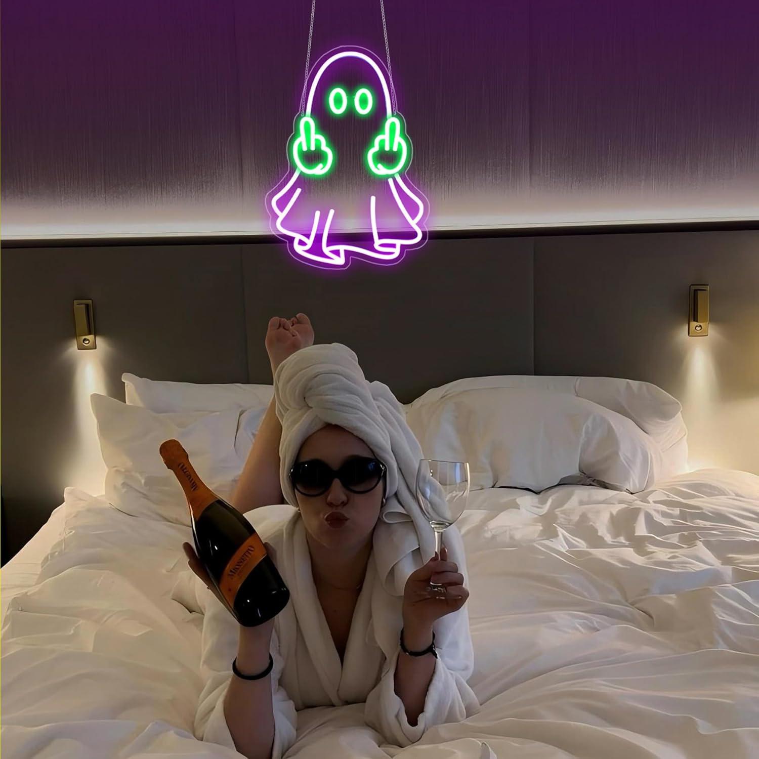 Ghost Neon Sign USB Powered LE - đánh giá và giá Home Bar Signs