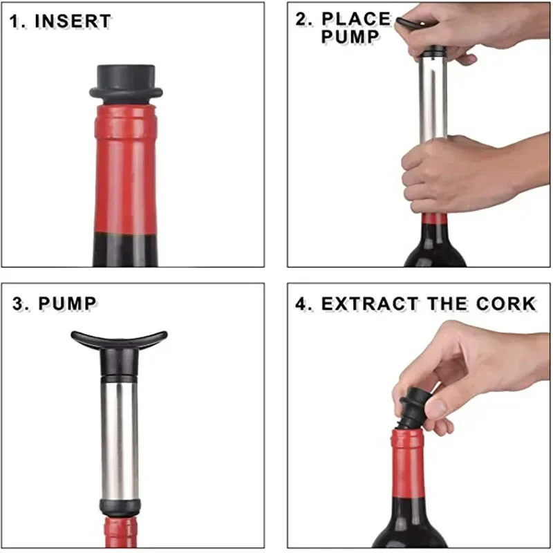 Vacuum Wine Pump Kit with Wine - đánh giá và giá Wine Preservation Pump