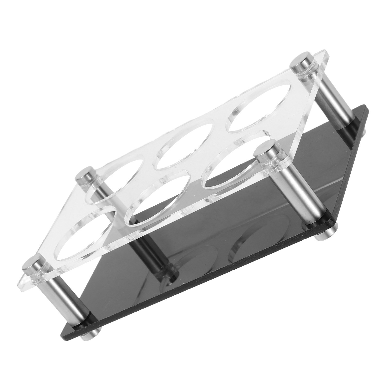 Shot Glass Holder 6 Holes Clea - đánh giá và giá Home Bar Stand