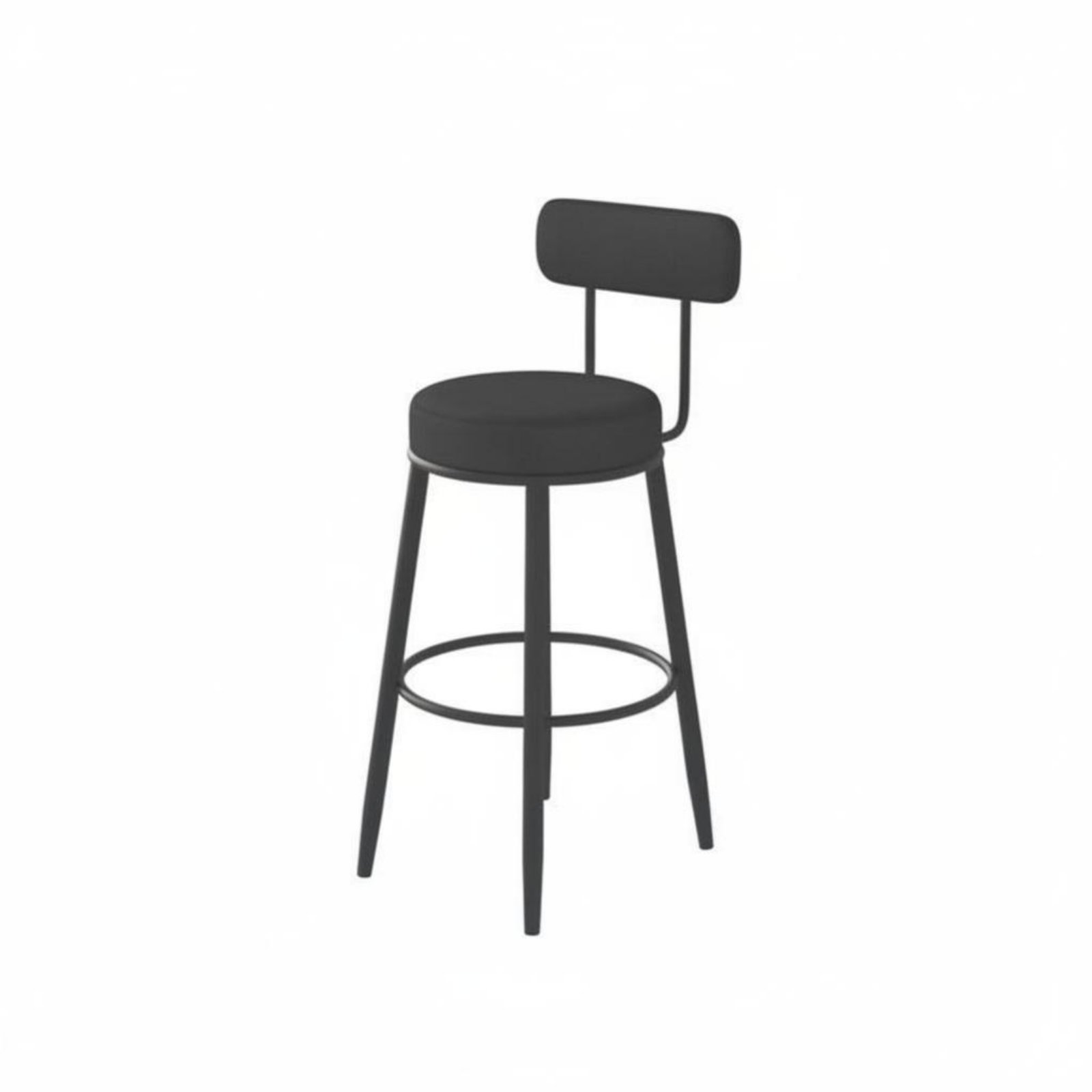 Upholstered Stool with Low Rea - đánh giá và giá Home Bar Seating
