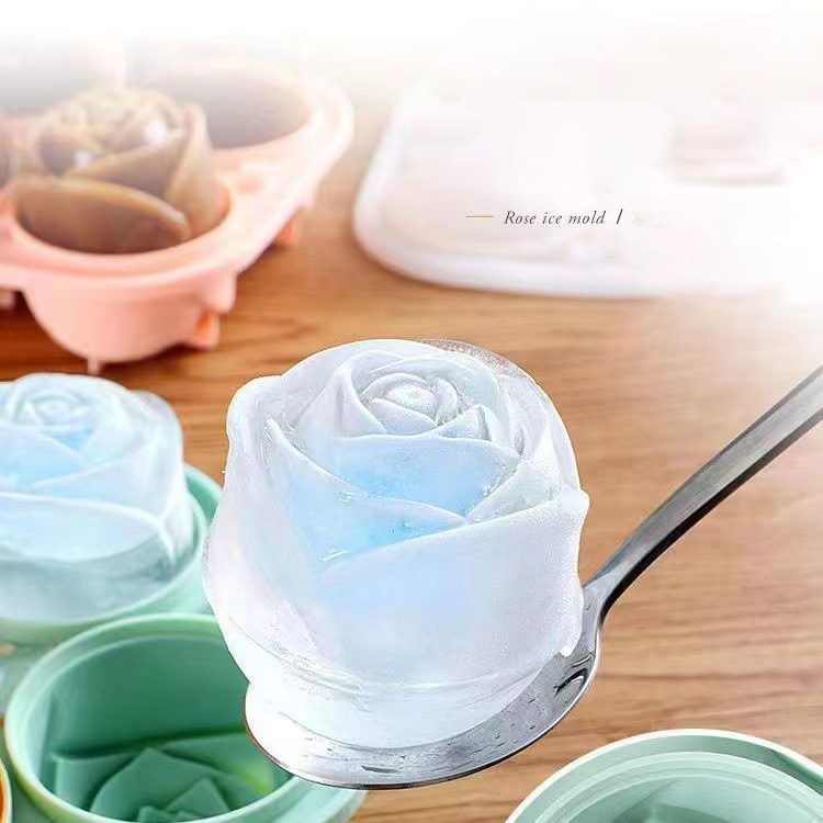 3D Rose Ice Molds 4 Holes Ice  - đánh giá và giá Ice Mold Sphere