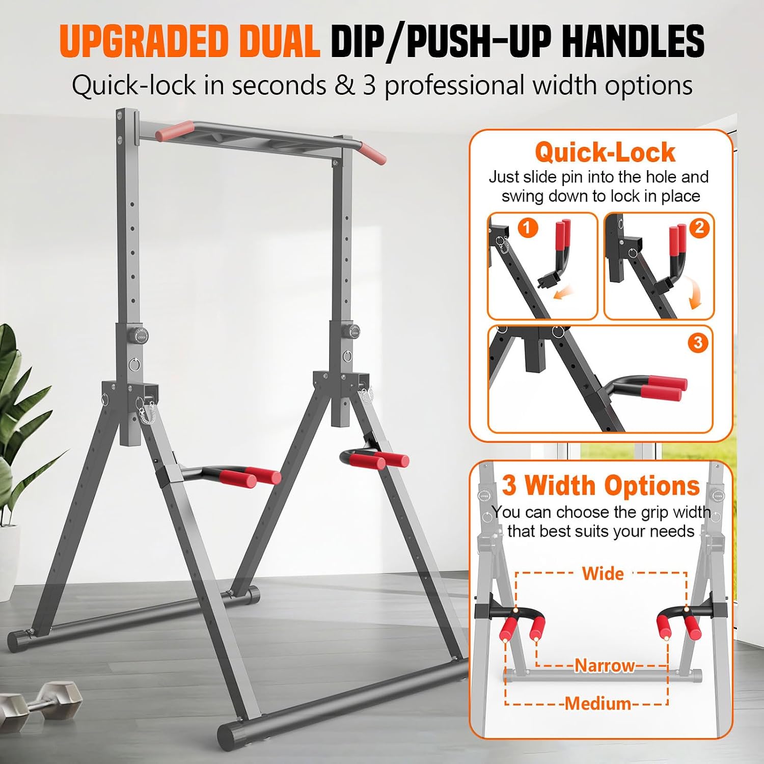 Foldable Power Tower Dip Stati - đánh giá và giá Home Bar Stand