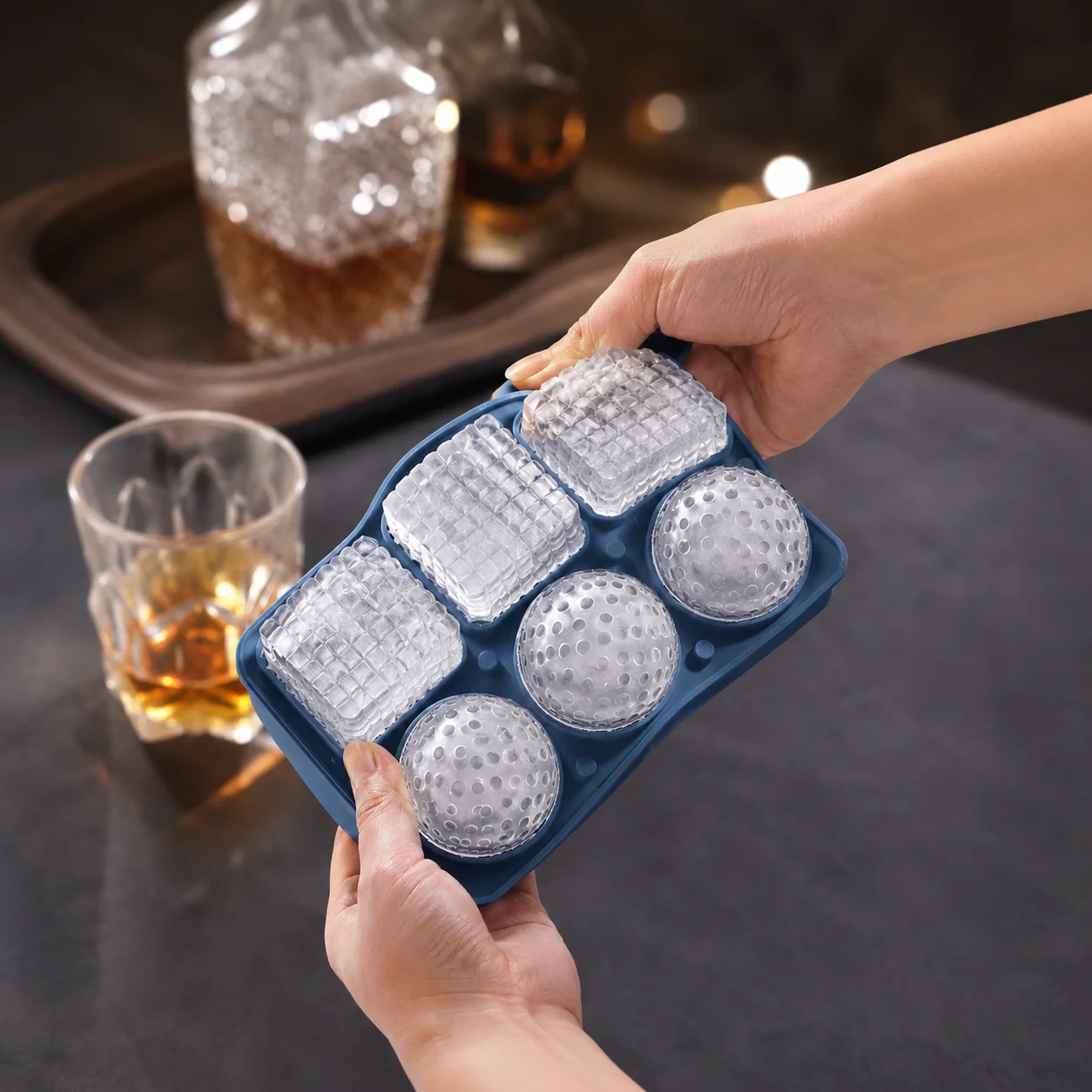 Silicone Whiskey Ice Cube Tray - đánh giá và giá Ice Mold Sphere