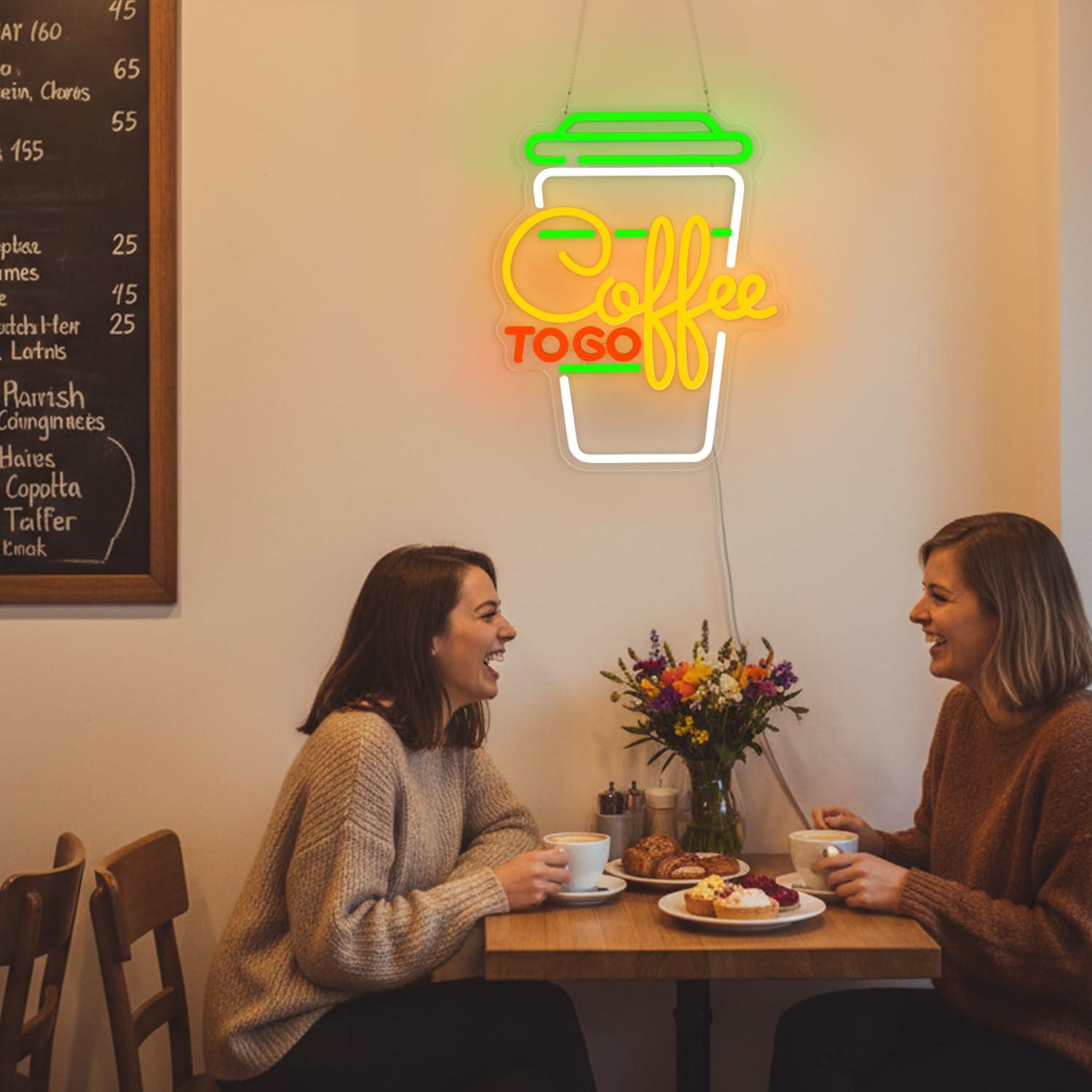 Coffee Neon Sign USB Dimmable  - đánh giá và giá Home Bar Signs