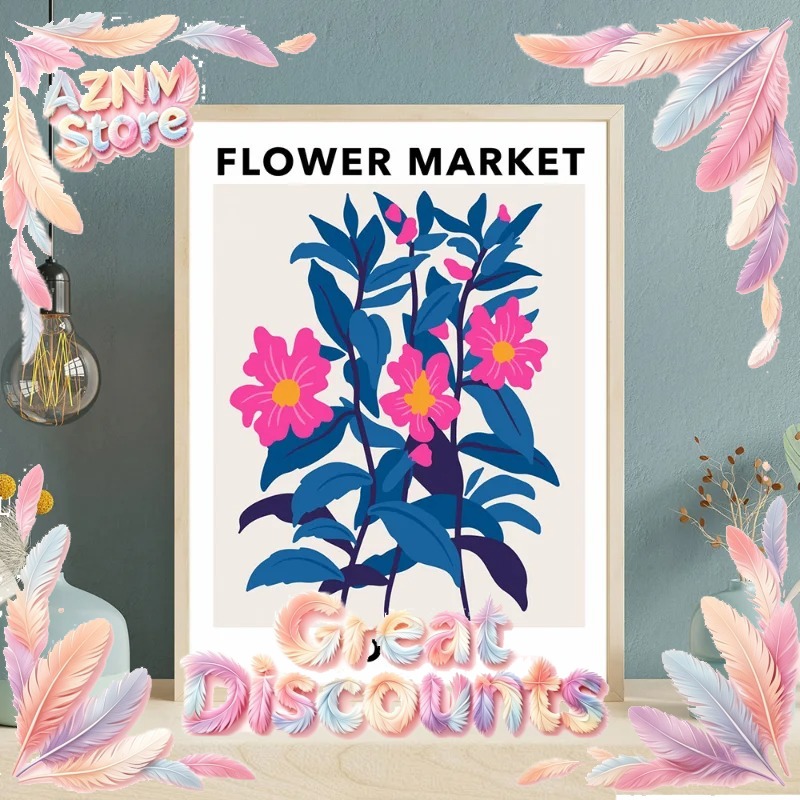 Flower Market Prints Poster Ba - đánh giá và giá Home Barcelona