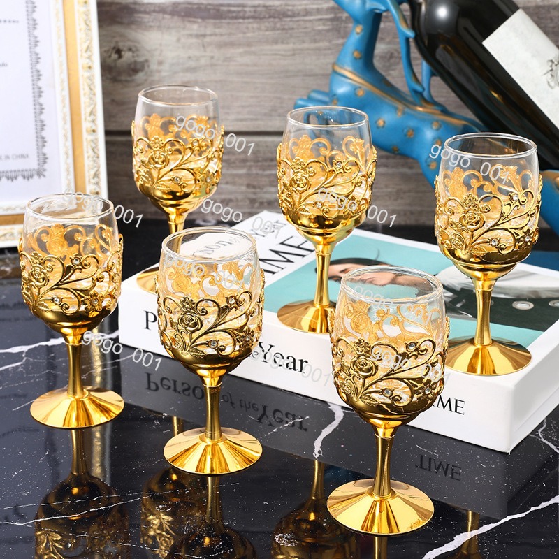 Metal & Glass Liquor Glasses S - đánh giá và giá Highball Glass Set