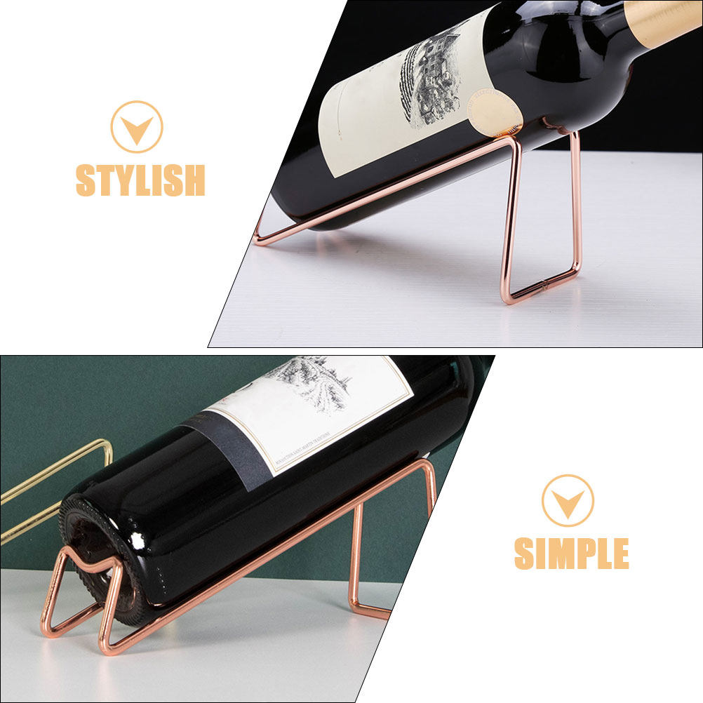 Minimalist Iron Wine Holder Si - đánh giá và giá Home Bar Stand