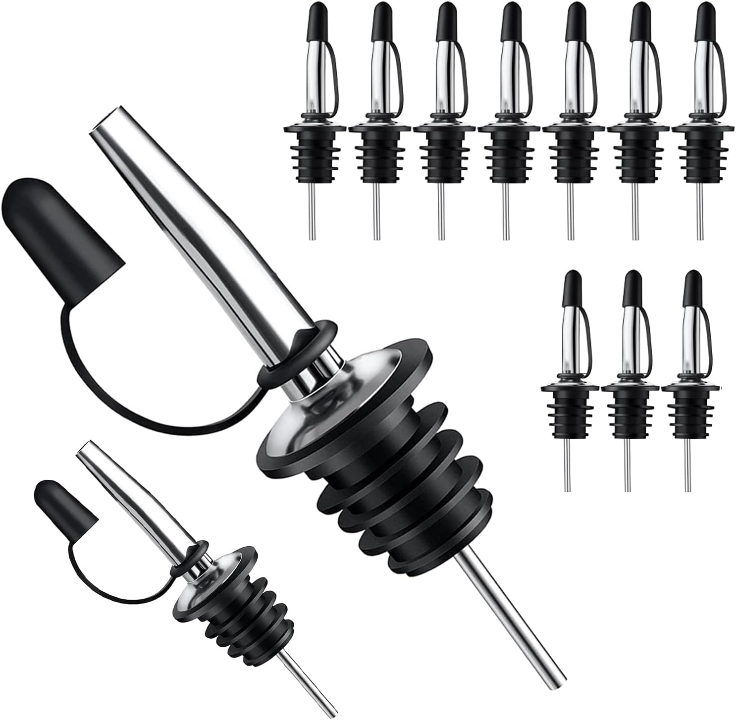 12 Pack Liquor Pour Spout With - đánh giá và giá Speed Pourer Cap