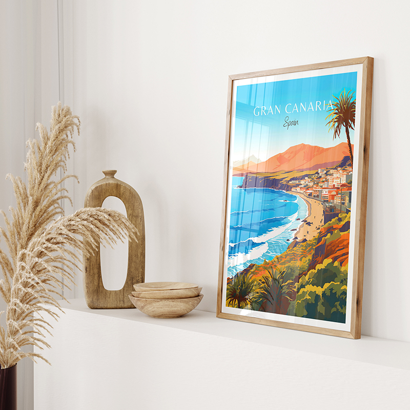 Spain Travel Poster Paris Gran - đánh giá và giá Home Barcelona