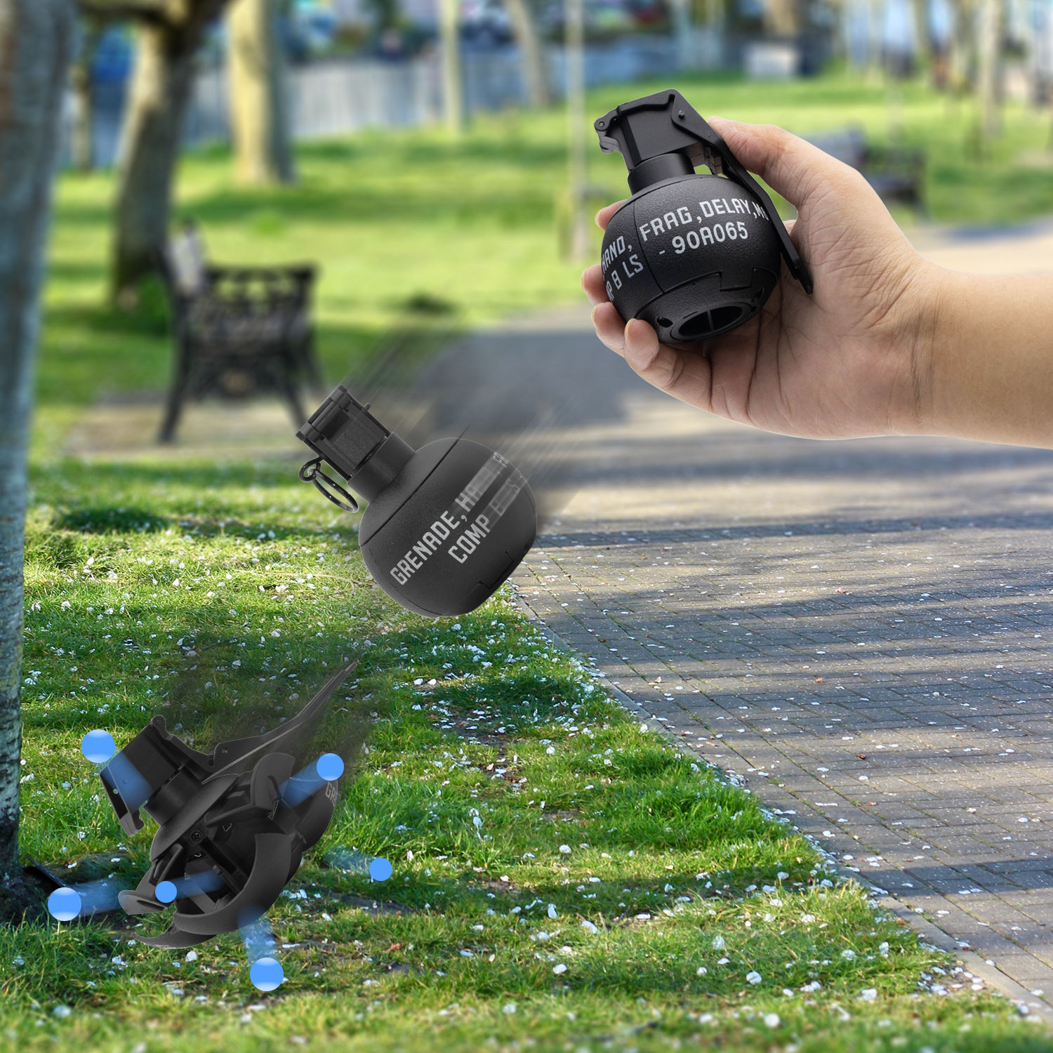 AA- Tactical Grenade Model Set - đánh giá và giá Smoking Gun Kit