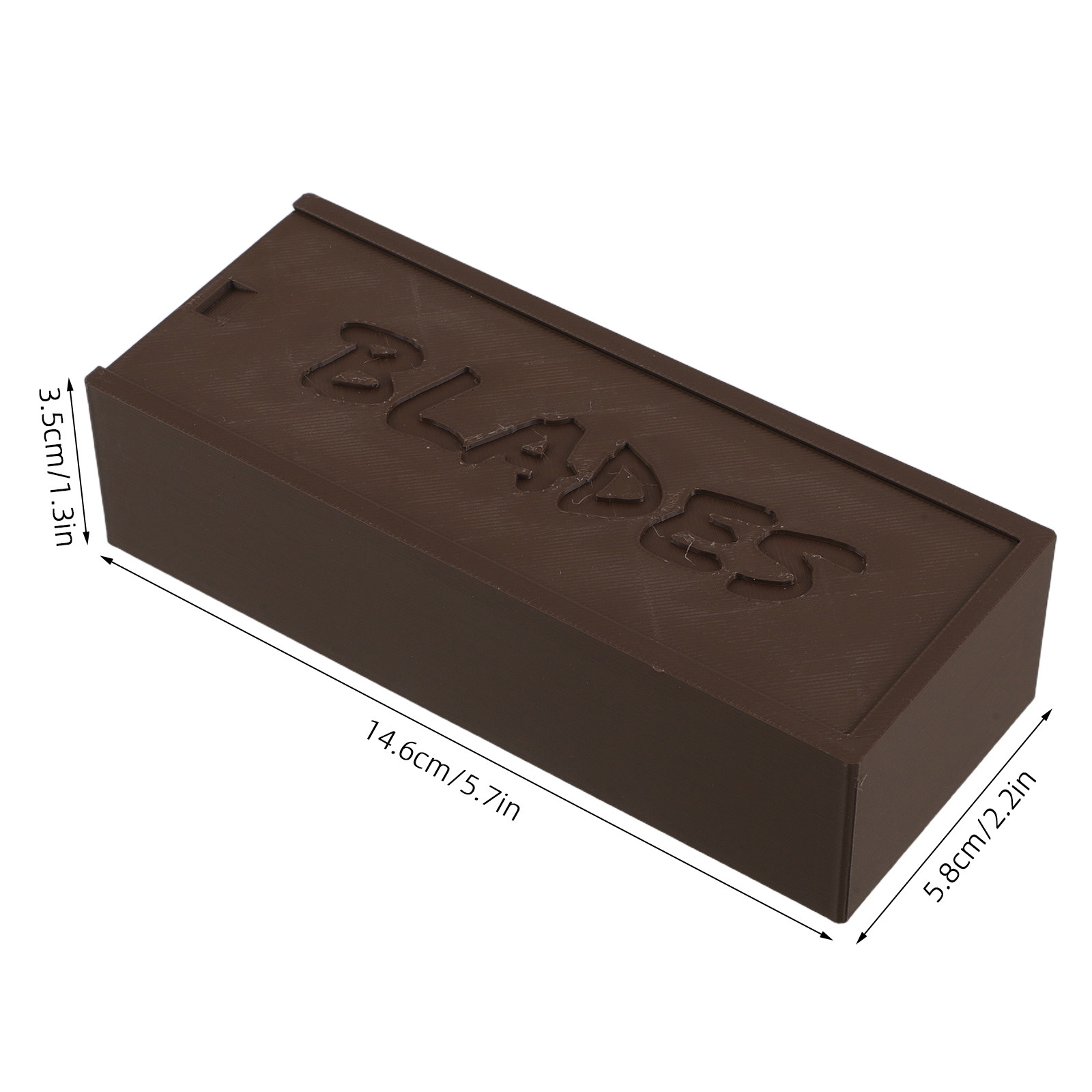 Brown Double Compartment Blade - đánh giá và giá Home Barber