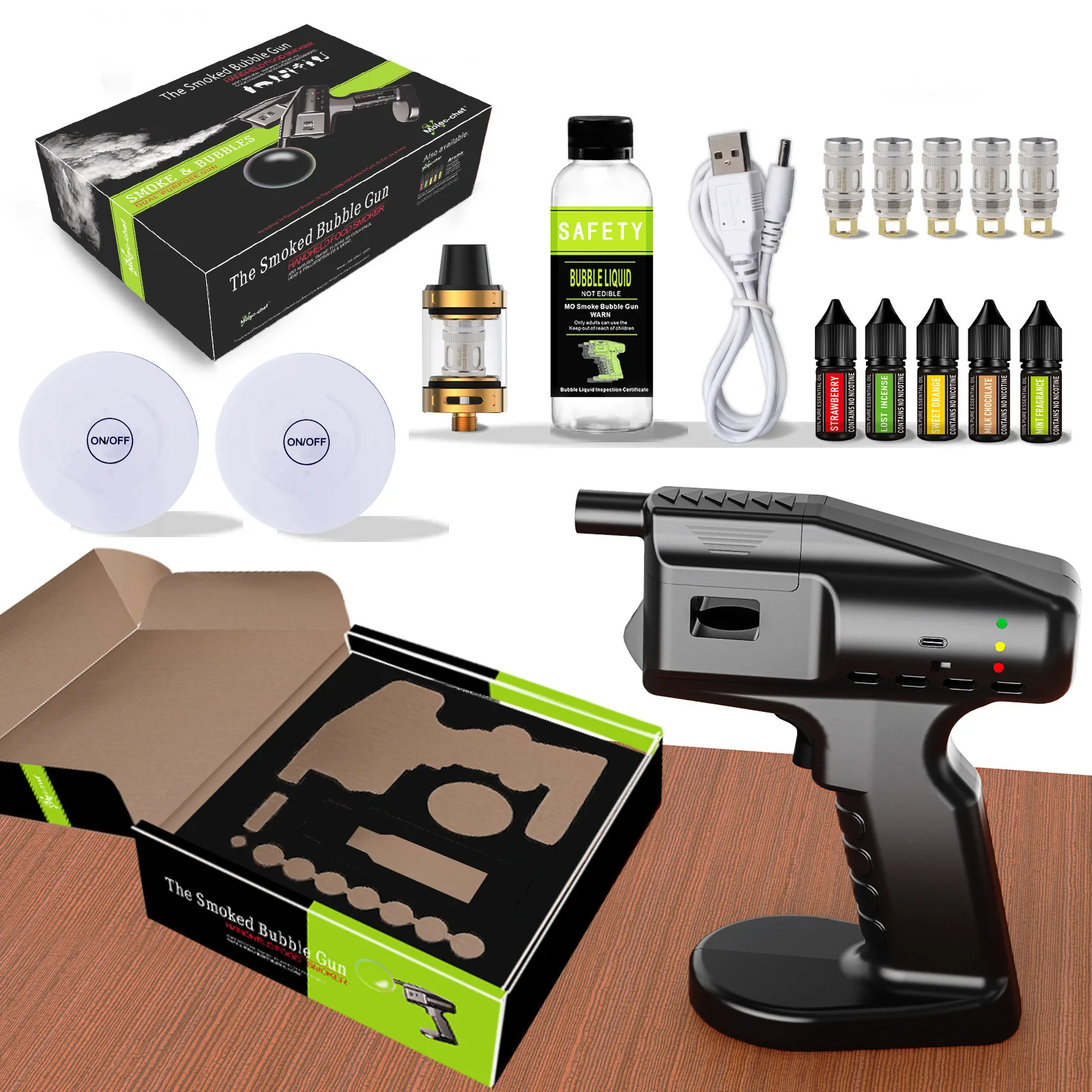 Electric USB Flavour Blaster F - đánh giá và giá Smoking Gun Kit