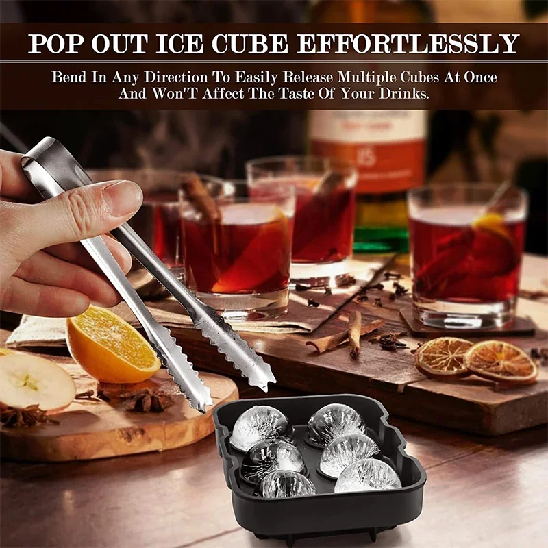 Large Ice Cube Trays Silicone  - đánh giá và giá Ice Mold Sphere