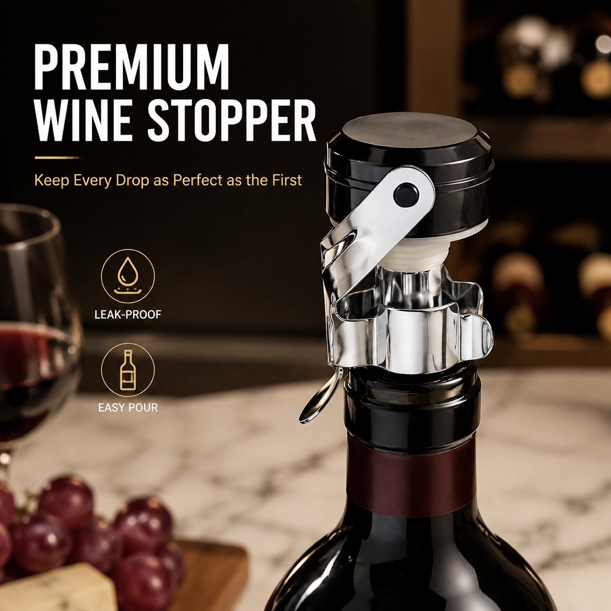 Cabilock 3pcs Stainless Steel  - đánh giá và giá Wine Preservation Pump